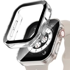 Tok+Üveg Apple Watch 7 8 9 45mm 41mm 44mm 40mm képernyővédő fólia vízálló burkolat lökhárító héj iWatch 4 5 SE 6 tartozékok