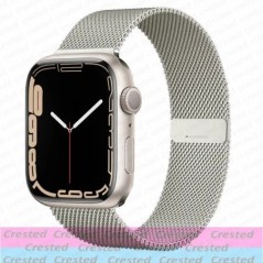 Mágneses hurkos szíj Apple óra szíjhoz 44mm 45mm 40mm 41mm 42mm 38mm karkötő correa iWatch series se 9 7 3 5 6 8 Ultra 2 49 mm