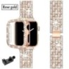 Apple Watch Band Ultra 49mm 45mm 41mm 40/44mm 42mm csillogó fémszíj gyémánt védőtokhoz iWatch Series 9 8 7 6 5 4 SE