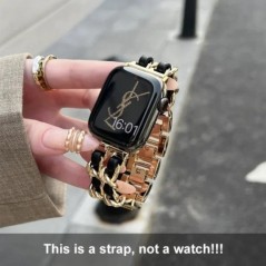 Kompatibilis: Apple Watch Band Ékszer karkötő fém szíj Bling iWatch szíjakhoz Series Ultra 8 7 6 5 4 3 2 1 SE