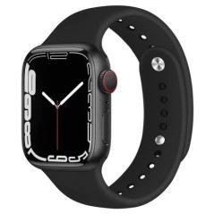 Szilikon Correa Apple Watch szíjhoz 44mm 45mm 40mm 49mm 41mm 38mm 42mm karkötő pulseira IWatch Series 7 6 3 SE 8 Ultra Strap