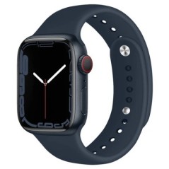 Szilikon Correa Apple Watch szíjhoz 44mm 45mm 40mm 49mm 41mm 38mm 42mm karkötő pulseira IWatch Series 7 6 3 SE 8 Ultra Strap