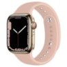 Szilikon Correa Apple Watch szíjhoz 44mm 45mm 40mm 49mm 41mm 38mm 42mm karkötő pulseira IWatch Series 7 6 3 SE 8 Ultra Strap