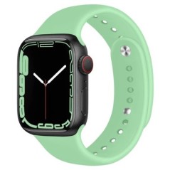 Szilikon Correa Apple Watch szíjhoz 44mm 45mm 40mm 49mm 41mm 38mm 42mm karkötő pulseira IWatch Series 7 6 3 SE 8 Ultra Strap