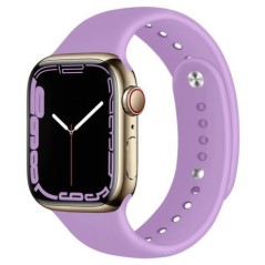 Szilikon Correa Apple Watch szíjhoz 44mm 45mm 40mm 49mm 41mm 38mm 42mm karkötő pulseira IWatch Series 7 6 3 SE 8 Ultra Strap