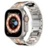 Luxus rozsdamentes acél szíj Apple Watch Ultra 2 Band 49mm 45mm 44mm 42mm iwatch Series 9 8 7 6 5 SE fém link karkötőhöz