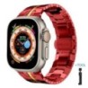 Luxus rozsdamentes acél szíj Apple Watch Ultra 2 Band 49mm 45mm 44mm 42mm iwatch Series 9 8 7 6 5 SE fém link karkötőhöz