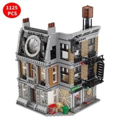 76108 Moc Bricks Blocks Sanctum Sanctorum Model Moduláris Építőkészlet, Film Gyűjthető Barkácsjátékok Fiúknak Ajándék, 5 Minifig