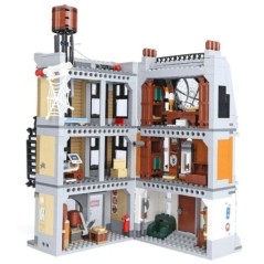 76108 Moc Bricks Blocks Sanctum Sanctorum Model Moduláris Építőkészlet, Film Gyűjthető Barkácsjátékok Fiúknak Ajándék, 5 Minifig