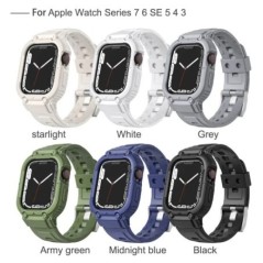 Szíj tok Apple Watchhoz 45nmm 49mm 44mm 41mm 40mm karkötő TPU Iwatch Ultra 7 8 6 5 4 csuklópántos sportszíj tartozékokhoz