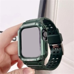 Korea Sport átlátszó szíj + tok Apple Watch 7 6 SE 5 4 3 átlátszó szilikon szíjhoz iWatch 41mm 45mm 38mm 40mm 44mm 42mm correáho