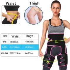 MTATMT Sweat Waist Trainer combvágó női edzéshez Fitness magas derekú popsi emelő formázó öv 3 az 1-ben állítható öv