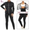 SEXYWG szauna szett nőknek fogyókúra öltöny izzadság felső nadrág Fitness dzseki leggings Thermo hosszú ujjú nadrág Body Shaper 