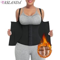 Sweat Waist Trainer mellény Karcsúsító fűző fogyáshoz Body Shaper Szauna öltöny Kompressziós ing Hasöv Felső Alakformáló Ruha