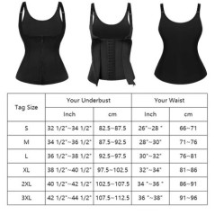 Sweat Waist Trainer mellény Karcsúsító fűző fogyáshoz Body Shaper Szauna öltöny Kompressziós ing Hasöv Felső Alakformáló Ruha