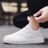 YRZL White Shoes Hétköznapi cipők férfiaknak Kényelmes fehér tornacipők Könnyű járó női cipők Tenis Masculino Plus 36-47 méret