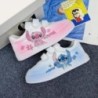 Disney Lilo & Stitch Print Sport Shoes Kids Tennis Shoes 2023 New Children White Shoes Casual Sneakers Cartoon StellaLou Shoes