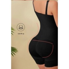 AfruliA Fajas Colombiana öv Full Body Shaper Lift Up Butt Lifter Bodyek Haskontroll Bugyik Deréktréner Comb Karcsúbb