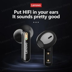 Lenovo LP6 Pro Bluetooth 5.3 fülhallgató TWS sportfejhallgató vezeték nélküli fülhallgató kettős HD mikrofonos fejhallgató LED k