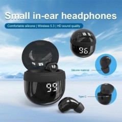 SK Mini fejhallgató 5.3 vezeték nélküli bluetooth headset kis fülhallgató alvás munka sport láthatatlan HD HIFI basszus hangminő