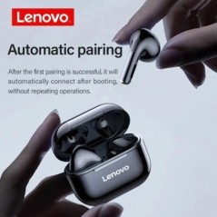 Eredeti Lenovo LP40 vezeték nélküli fejhallgató TWS Bluetooth fülhallgató Touch Control Sport fejhallgató sztereó fülhallgató te