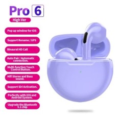 Air Pro 6 TWS vezeték nélküli fejhallgató mikrofonnal Bluetooth fülhallgató sportfutó fejhallgató Apple iPhone Xiaomi Pro6 fülha