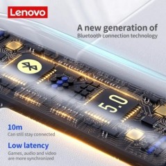 Lenovo eredeti HT38 Bluetooth 5.0 TWS fülhallgató vezeték nélküli fejhallgató vízálló sport fejhallgató zajcsökkentő fülhallgató