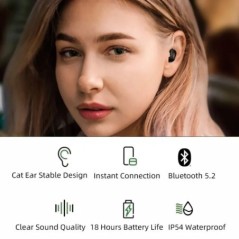 Eredeti Xiaomi Redmi Buds 3 Lite TWS Bluetooth 5.2 fülhallgató IP54 18h fejhallgató fejhallgató Ture vezeték nélküli fülhallgató