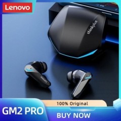 Eredeti Lenovo GM2 Pro 5.3 fülhallgató Bluetooth vezeték nélküli fülhallgató alacsony késleltetésű fejhallgató HD Call Dual Mode