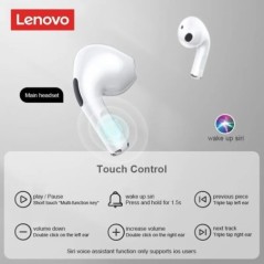 Lenovo LP40 fülhallgató TWS vezeték nélküli Bluetooth 5.0 fülhallgató basszus érintésvezérlés sztereó zajcsökkentés hosszú késze