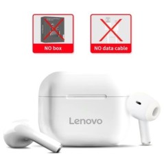 Lenovo TWS Bluetooth fülhallgató vezeték nélküli fejhallgató TWS fülhallgató fülbe helyezhető sztereó sport vízálló fejhallgató 