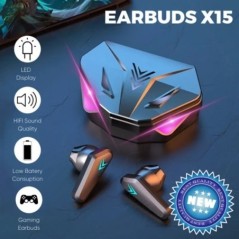 X15 TWS vezeték nélküli fülhallgató 5.3 bluetooth fejhallgató 65ms alacsony késleltetésű fülhallgató Esport Gaming fejhallgató m