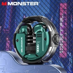 Monster XKT10 Bluetooth fülhallgató vezeték nélküli fejhallgató játékos fejhallgató vízálló TWS zajcsökkentés mikrofonnal sport 