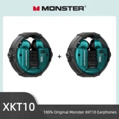 Monster XKT10 Bluetooth fülhallgató vezeték nélküli fejhallgató játékos fejhallgató vízálló TWS zajcsökkentés mikrofonnal sport 