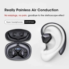 Xiaomi Air Conduction Bluetooth fülhallgató fülhorgok Sport vízálló vezeték nélküli fülhallgatók LED kijelzőhöz HiFi sztereó fej