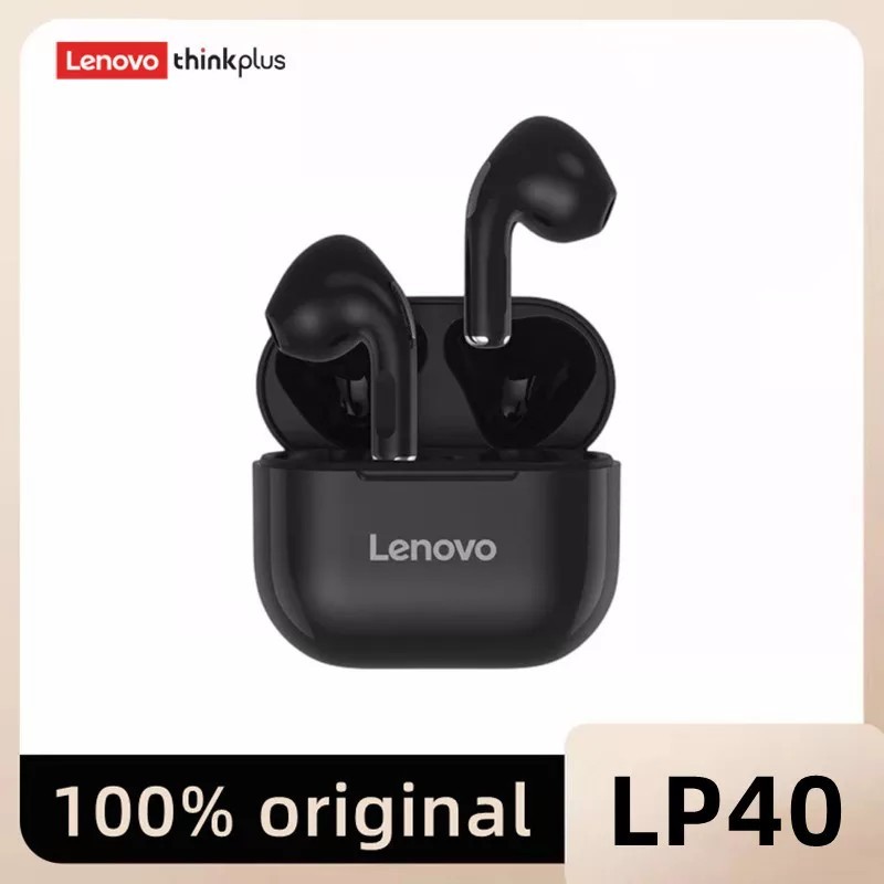 Eredeti Lenovo lp40 Bluetooth fülhallgató 5.0 immersive Sound HIFI TWS mikrofonos érintésvezérléssel a hosszú készenléti idejű m