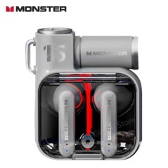 Eredeti Monster XKT15 vezeték nélküli Bluetooth 5.3 fülhallgató TWS Gaming fülhallgató RGB Flip Cover Design Headset Alacsony ké