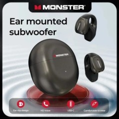 Monster Ear Clip vezeték nélküli fejhallgató mikrofonnal, érintőképernyős vezérléssel, 3D HiFi sztereó hanggal, sportos kialakít