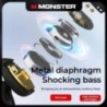 Monster Ear Clip vezeték nélküli fejhallgató mikrofonnal, érintőképernyős vezérléssel, 3D HiFi sztereó hanggal, sportos kialakít