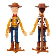 Disney Pixar Toy Story 40cm Woody Akciófigurák Angol Film Hang Karakter Babaszövet Cowboy Születésnapi ajándék gyerekeknek