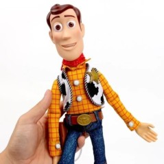 Disney Pixar Toy Story 40cm Woody Akciófigurák Angol Film Hang Karakter Babaszövet Cowboy Születésnapi ajándék gyerekeknek