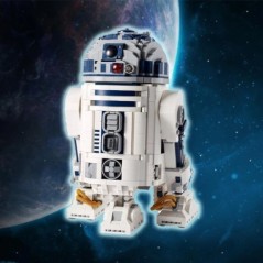 Raktáron 75308 ÚJ FIT 2314 DB R2D2 Robot Star Space Union Modell Építőkocka Tégla Fiú Születésnapi Karácsonyi ajándék játék gyer