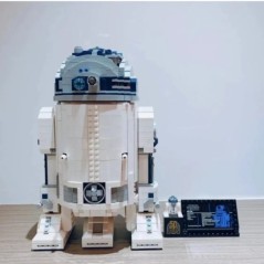 Raktáron 75308 ÚJ FIT 2314 DB R2D2 Robot Star Space Union Modell Építőkocka Tégla Fiú Születésnapi Karácsonyi ajándék játék gyer