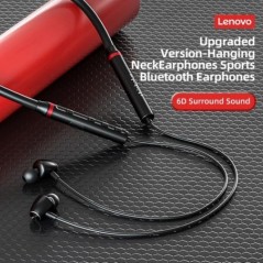 Eredeti Lenovo HE05X Bluetooth fülhallgató fülhallgató vízálló füldugók HIFI hang mágneses nyakpánt fejhallgató sport fejhallgat