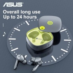 Asus Airpro3 vezeték nélküli Bluetooth fejhallgató ANC aktív zajcsökkentéssel, fülbe helyezhető, kiváló hangminőség hosszú ideig