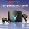 Eredeti Lenovo LP6 TWS vezeték nélküli Bluetooth fülhallgató játék fülhallgató HIFI zenei fejhallgató zajszűrő kettős üzemmódú f