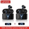 Eredeti Lenovo LP6 TWS vezeték nélküli Bluetooth fülhallgató játék fülhallgató HIFI zenei fejhallgató zajszűrő kettős üzemmódú f