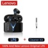 Eredeti Lenovo LP6 TWS vezeték nélküli Bluetooth fülhallgató játék fülhallgató HIFI zenei fejhallgató zajszűrő kettős üzemmódú f