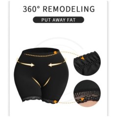 Női Butt Lifter Shapewear Klasszikus csípőnövelő szabályozó bugyi Varrat nélküli homokóra alakformáló fiú rövidnadrág Booty Gain