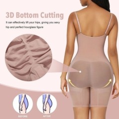 Női Seamless Body Push Up Fűző Deréktréner Trimmer Butt Lifter Body Shaper Karcsúsító Alakformáló Ruha Haskontroll Fehérnemű